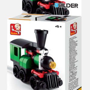 Green Train Engine Building Brick Kit (54 Pcs)
